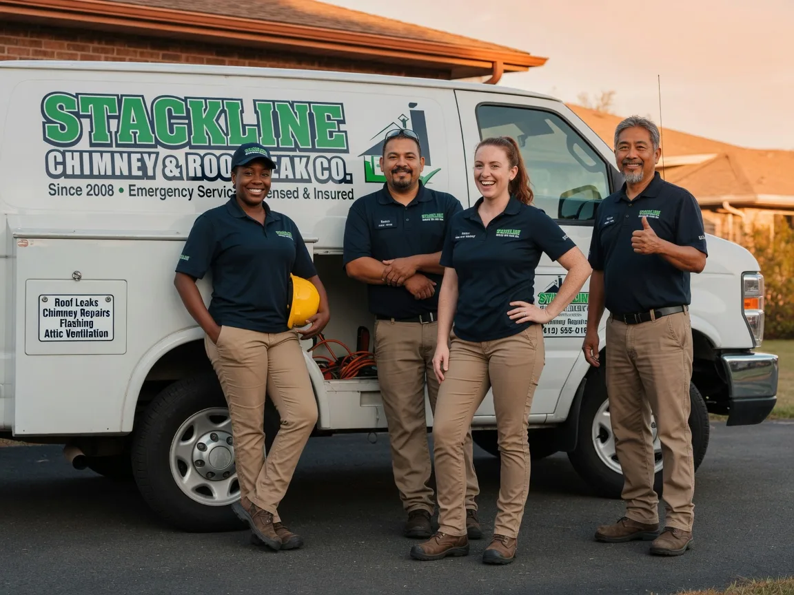 Chimney flashing repair company in Belleville, AR